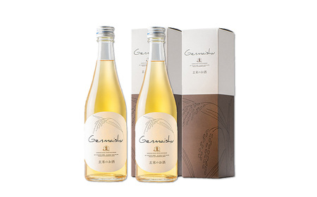 玄米だけで造ったお酒「亀萬玄米酒」500ml 2本セット