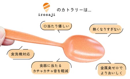 【金属アレルギー対応】『いろさじ irosaji』 スプーン 人気カラー5本・T087-27