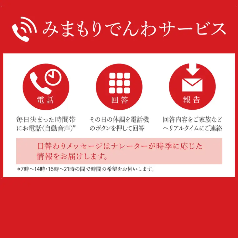 DV-5　郵便局のみまもりでんわサービス(固定電話コース6か月)
