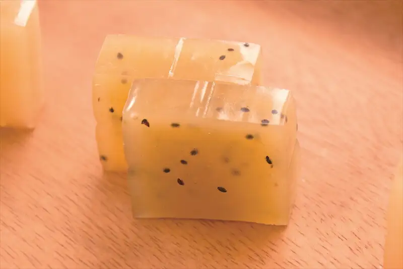 小田原老舗和菓子店の手づくり小田原キウイの生ようかん【和菓子店 手作りようかん 小田原キウイの生ようかん キウイフルーツ 職人の手作り 銘菓　自家製キウイジャム 神奈川県 小田原市  生ようかん 生ようかん 】