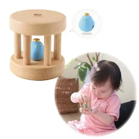 木製おもちゃのだいわのハッピーベビー3点セット(Baby用おもちゃ3点・手提げバッグ)_雑貨・日用品 ベビー用品  _【1397726】