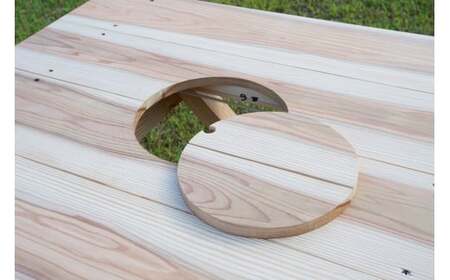 木製 折りたたみ式 アウトドア ＆ BBQテーブル バーベキュー BBQ アウトドア テーブル 杉 キャンプ 折り畳み 四万十