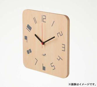 旭川家具　コサイン　coaナンバークロック グレー 掛け時計 25×4.5×25cm 約900g|時計_01757