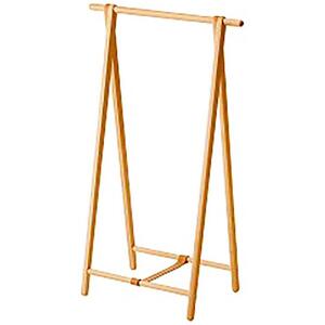 旭川家具　コサイン　ドレスラック(小) 【 旭川家具 北海道 旭川市 木製 家具 コート掛け ハンガーラック 洋服掛け 木製ラック 子どもサイズ 低め ハーフコート シンプル ナチュラル 手作り 北欧 おしゃれ 天然木 無垢 】_00058