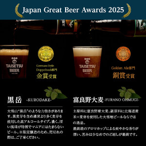 大雪地ビールセット（ピルスナー×4本／黒岳×4本／富良野大麦×4本）_00478