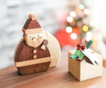 旭川クラフト ササキ工芸 Woody Xmas(ウッディクリスマス) 【 国産 無垢 インテリア 木製 ナチュラル 北欧 コンパクト クリスマス プレゼント 北海道 】_00706