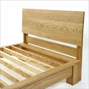 旭川家具 山室家具製作所 LINEA(リネア) No.108 ダブルベッド ナラ 【 国産 無垢 インテリア 木製 ナチュラル すのこ ダブル ベッドフレーム 寝室 北海道 】 _00934