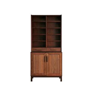旭川家具 クリエイトファニチャー W&B(ダブルアンドビー) オープンシェルフ 【 国産 無垢 インテリア 木製 モダン ヴィンテージ 収納 チェスト タンス 本棚 ブックシェルフ  ウォールナット カバ ビーチ 北海道 】 _01125