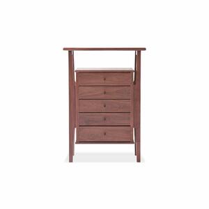 旭川家具　山室家具製作所　プロトNo.402リビングチェスト　ウォールナット 【 国産 無垢 インテリア 木製 収納 ナチュラル キャビネット チェスト リビング ダイニング 北海道 】 _01523