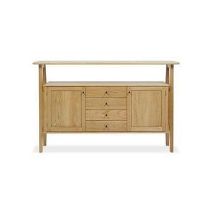 旭川家具　山室家具製作所　プロトNo.401キャビネット　ナラ 【 国産 無垢 インテリア 木製 収納 ナチュラル キャビネット リビング ダイニング 北海道 】 _01956
