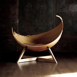 旭川家具 カンディハウス BARCA LUX ラウンジチェアー ナラNF_01346