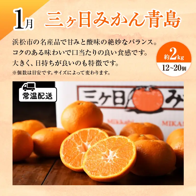 フルーツ 定期便 3ヶ月 三ヶ日みかん いちご クラウンメロン 果物 旬の果物 旬のフルーツ みかん 青島みかん 静岡クラウンメロン 3回 フルーツ定期便 詰め合わせ セット 静岡県 浜松市 【配送不可：離島】