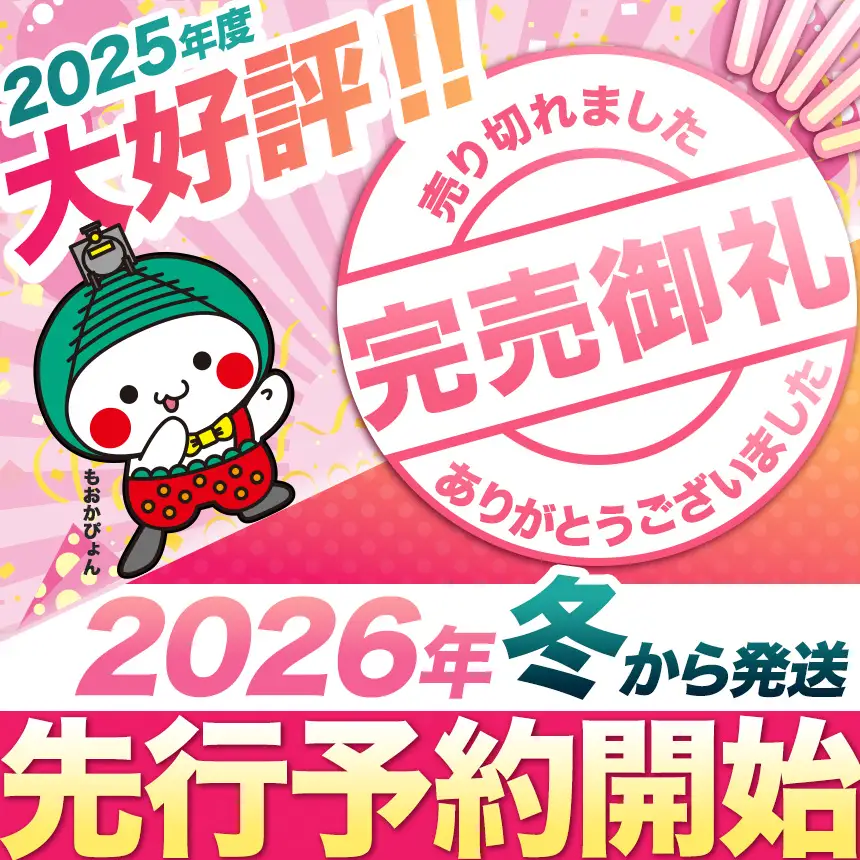  【2026年12月以降発送】とちあいか・とちひめ・ミルキーベリー食べ比べセット DX