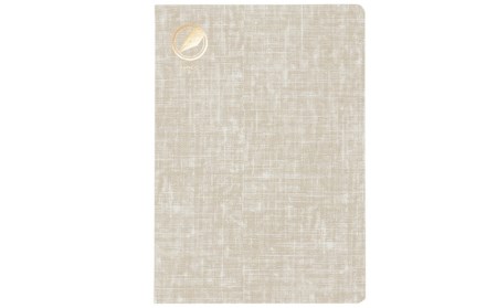 製本工房謹製 文庫サイズの万年筆のためのノート『Seven Seas BUNCO』(カラー：かすれリネン)【020-003-2】