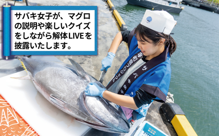 新鮮 マグロ 解体 出張 LIVE 愛媛開催限定 サバキ女子 宇和島プロジェクト マグロ解体ショー L2115-071011