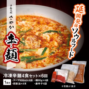 辛麺4食【6カ月定期便】 N040-YF081