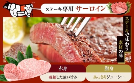 KS-307 鹿児島県産黒毛和牛ｻｰﾛｲﾝｽﾃｰｷ･すき焼き･しゃぶしゃぶ 名産鹿児島和牛かんだ本店