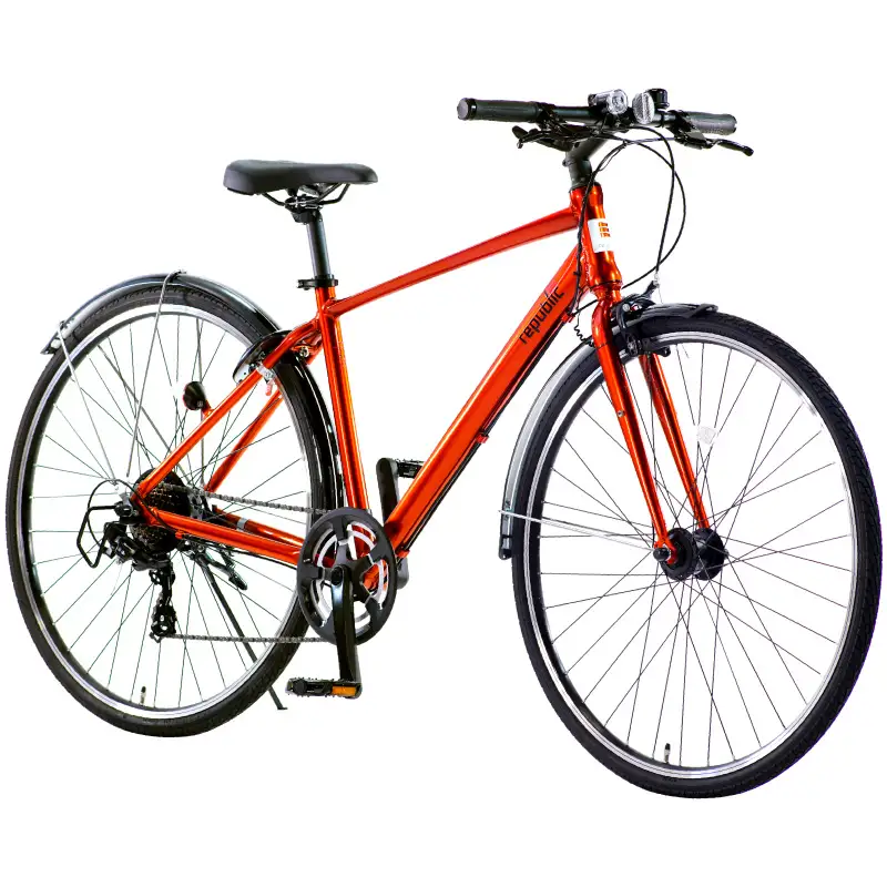 republic NWMN cross bike クロスバイク オレンジ【自転車 完成品 組み立て不要 アウトドア サイクリング じてんしゃ 通勤 通学 新生活】