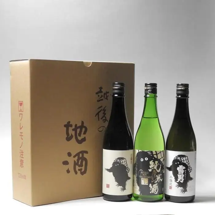 日本酒 鶴齢 雪男 純米・純米県内限定・本醸造 720ml×3本セット【鶴齢 雪男 純米 飲み比べ 四合瓶 3本 セット 日本酒 720ml 青木酒造 新潟 地酒 厳選 晩酌 熱燗 お酒 酒 さけ お中元 お歳暮 贈答】