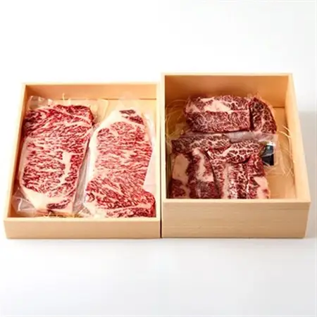 おおいた和牛 カルビ焼肉用＆霜降りサーロインステーキ_牛肉  肉  和牛  おおいた和牛  国産牛  霜降り  お肉  食べ比べ  焼肉  ステーキ_【配送不可地域：離島】【1395460】