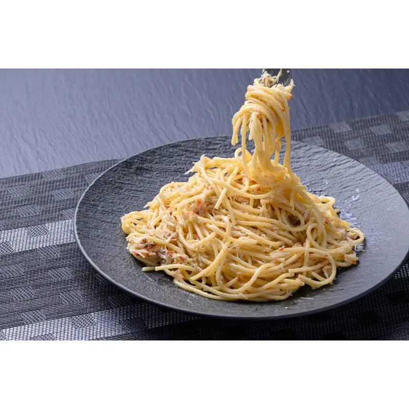 「カニ屋が作る 海のパスタ」 海香る ズワイガニたっぷりのジンジャーオイルパスタ 3皿セット