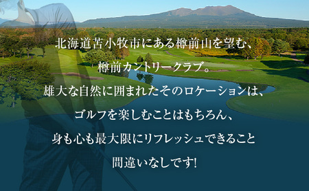 E01 【土日祝日ペアまたは平日4名様】樽前カントリークラブ ゴルフ場利用券　T042-FT02 体験 チケット