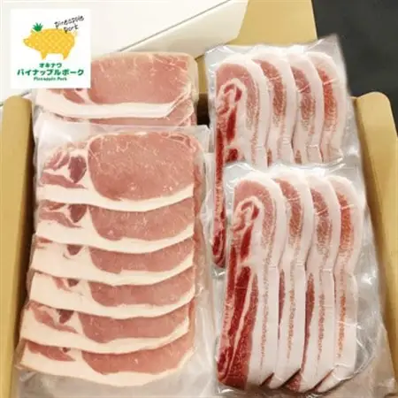 【ギフト・贈答】パイナップルポーク焼肉セット(3～4人前)【配送不可地域：離島】【1386174】