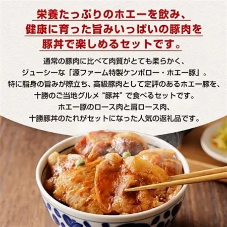 北海道十勝のグルメ!ホエー豚の豚丼セット(4人前)_肉  豚肉 _【配送不可地域：離島】【1396962】