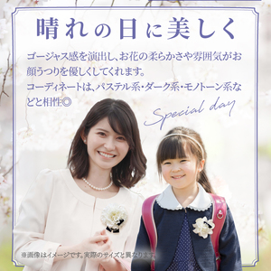 ２ｗａｙコサージュ コーディネート自在 コサージュ セット フォーマル 2個 親子セット 卒業式 卒園式 入学式 入園式 2way 髪飾り ヘアアクセサリー バックアクセサリー ブライダル 浴衣 着物 花 ゴージャス感 ネイビーリボン 送料無料 お取り寄せ 生駒市