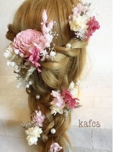 ハンドメイド　髪飾り　38本セット　『輝』ヘアアクセ ヘア アクセサリー 成人式 卒業式 入学式 結婚式 パーティー プリザーブドフラワー 晴れの日 華やか ヘッドパーツ おしゃれ かわいい 奈良県 生駒市 送料無料