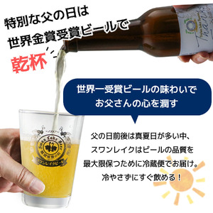 ビール スワンレイクビール 父の日 プレミアム３本セット 阿賀野市 新潟県 阿賀野 クラフト エール ポーター バーレイ 飲み比べ クラフトビール 地ビール ビール お酒 酒 詰め合わせ ギフト プレゼント 贈答 贈り物 1S09014