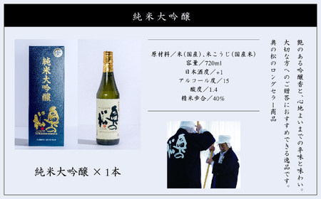 奥の松酒造「純米大吟醸720ml×1本」【道の駅「安達」智恵子の里】