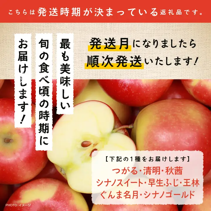 《2026年9月下旬以降順次発送》羽山りんご 品種おまかせ(早生・中早生)  5㎏【羽山果樹組合】