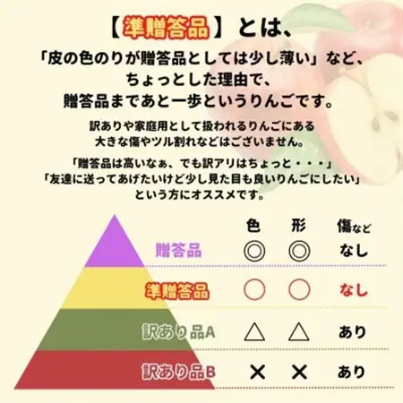 【準贈答品】味よし見た目よし「サンふじ」約3kg【配送不可地域：離島・沖縄県・中国・四国・九州】【1403105】