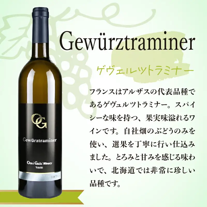  贈り物にもぴったり 特選紅白 ワイン 赤 白 2本 セット 各750ml 北海道 余市町産 オチガビワイナリー キュベ カベルネ ゲヴュルツトラミナー 贈り物 プレゼント 化粧箱 定番 ぶどう スパイシー 果実味 お酒 _Y012-0097