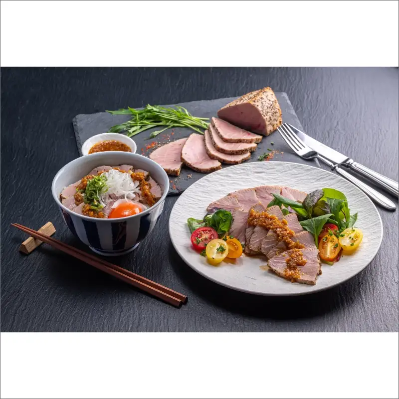 「カニ屋が作る 魚ローストフィッシュ」 シビマグロ スライス加工済み 5袋セット （ドレッシングソース付き）