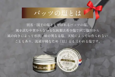 モン ヌヴー フランス焼き菓子「バッツの塩のフレンチビスキュイ」16枚入り　クッキー缶 J01027