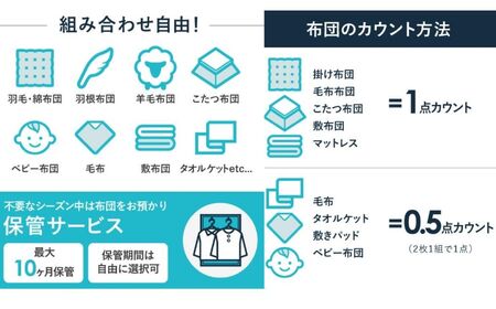 布団丸洗いクリーニング（6点パック）最長10ヶ月の保管サービス付き 布団の丸洗いで快適な睡眠を ヤマトヤクリーニング【クリーニング 布団クリーニング 保管 クリーニング 布団】　
