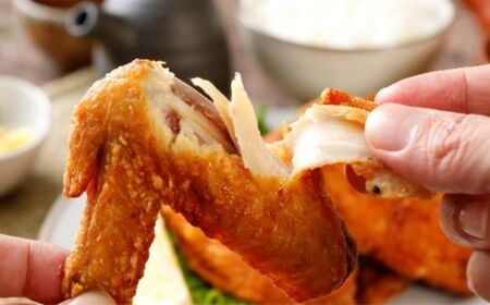 No.2658伊達鶏の手羽先揚げ 5本入り4P