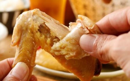 No.2660伊達鶏の手羽先塩焼き 5本入り×4P
