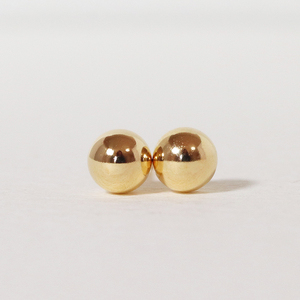 K18 3㎜ 丸玉ピアス  山梨 スタッドピアス ゴールドピアス ピアス シンプルピアス K18 イエローゴールド ジュエリー アクセサリー 山梨県 甲斐市 BQ-21