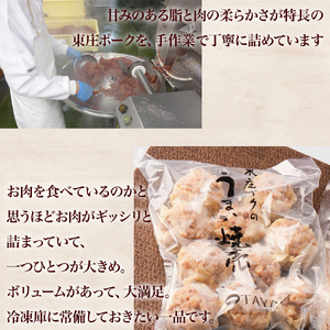 東庄ポークのうまい焼売 3袋 計30個 焼売 シュウマイ しゅうまい 大粒 豚肉 冷凍 おかず おつまみ 中華 SPF豚 千葉県 東庄町