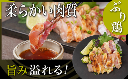 【たしろ屋】「ぶり鶏・赤鶏」たたき食べ比べセット_MJ-9908_(都城市) 国産 幻の鶏 100g 130g 2P たれ