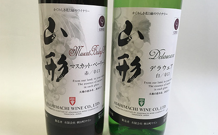 朝日町ワイン山形 赤・白（辛口） 各720ml セット F2Y-4467