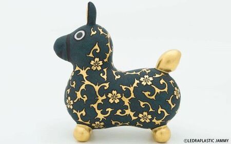 【RODY×九谷焼】九谷焼ロディ「青粒盛金桜花唐草文」仲田錦玉 ロディ