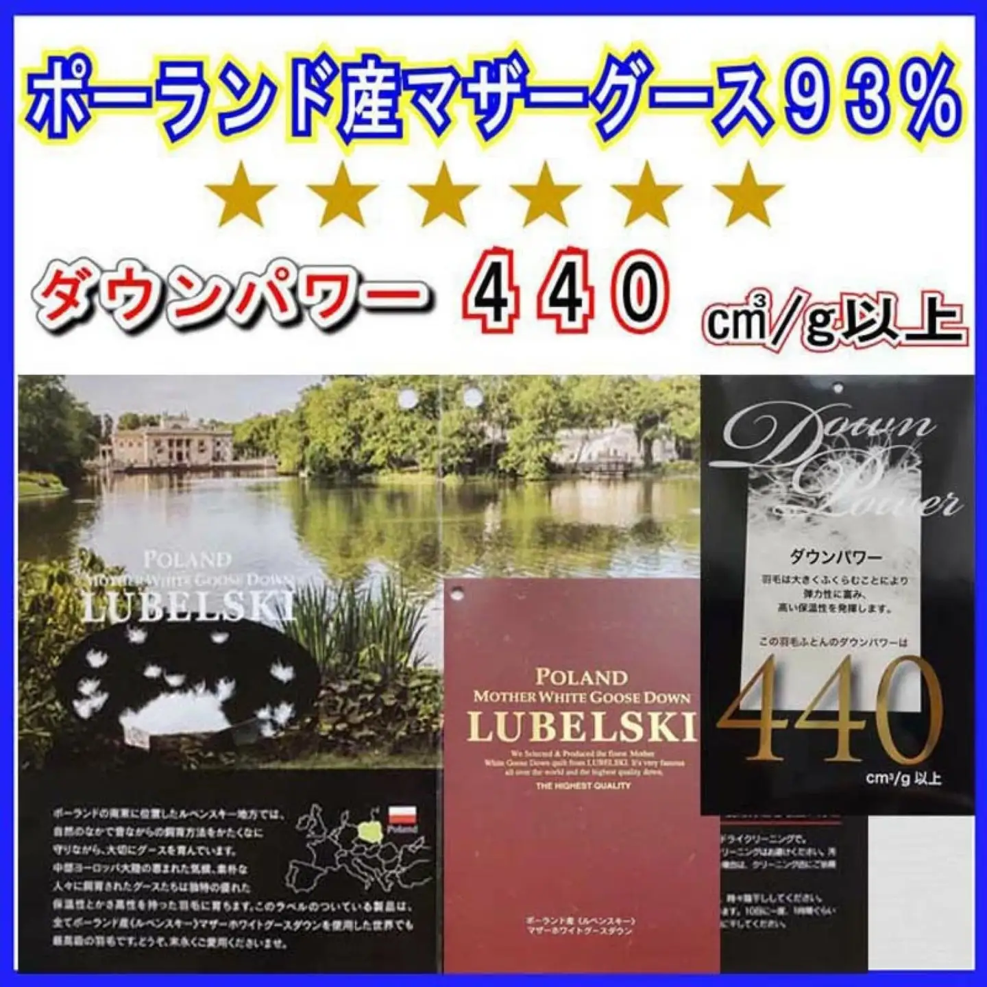 羽毛布団 シングル 羽毛掛け布団 ポーランド産マザーグース93％ 【立体ＳＢ】 ダウンパワー440 CK428