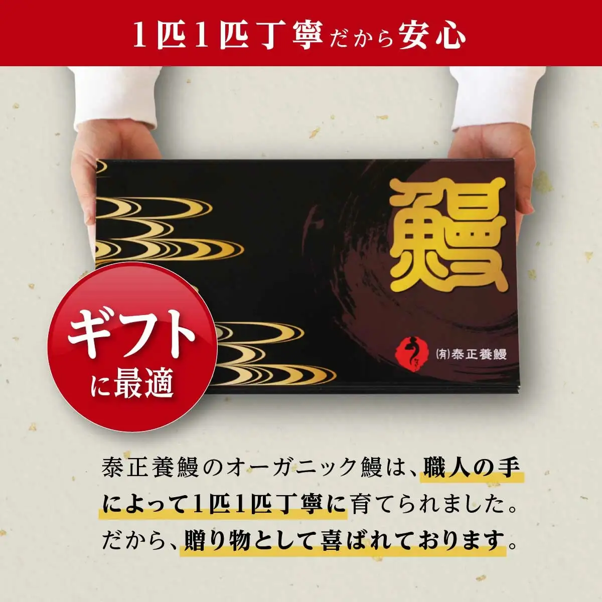 泰正オーガニック うなぎ 蒲焼　特大3尾　| うなぎ