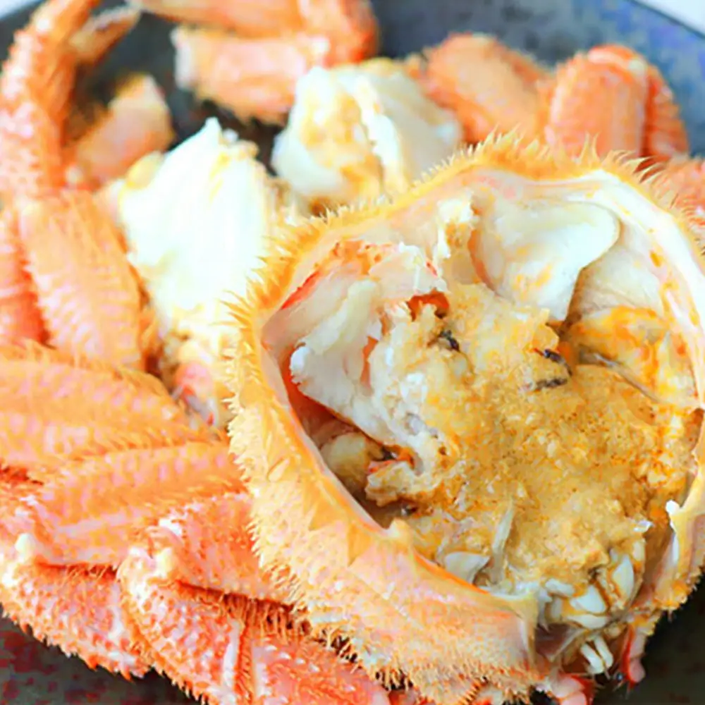 北海道雄武町産メガサイズ！毛ガニ(冷凍)1kg前後×1尾【1237802】