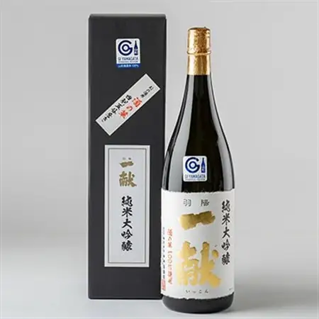 川西町の地酒　「純米大吟醸　酒の華　一献」1,800ml_酒・アルコール 純米大吟醸 日本酒 sake サケ_【1407729】