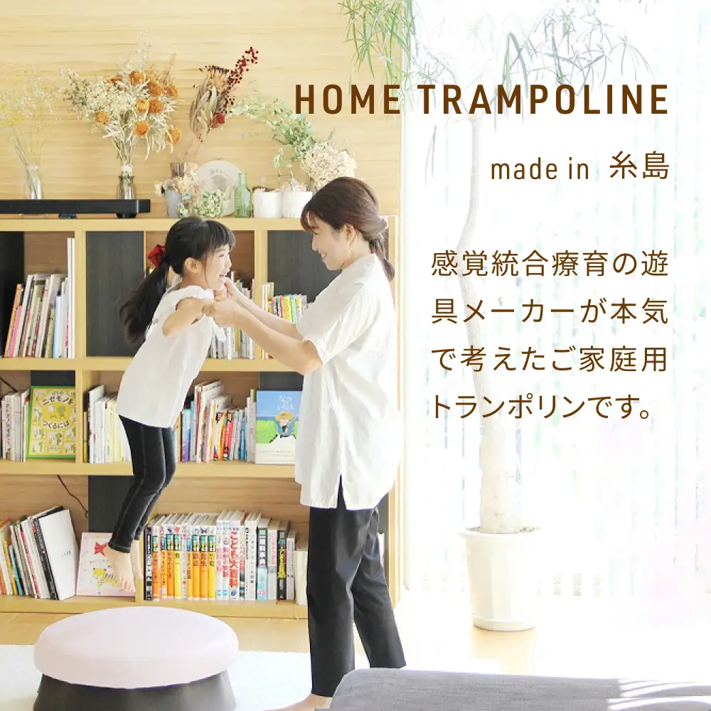 ホームトランポリン シンプルタイプ 糸島市 / 未来航路 クッション インテリア [AAB009]